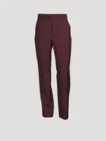 Mohair and Wool Dress Pants