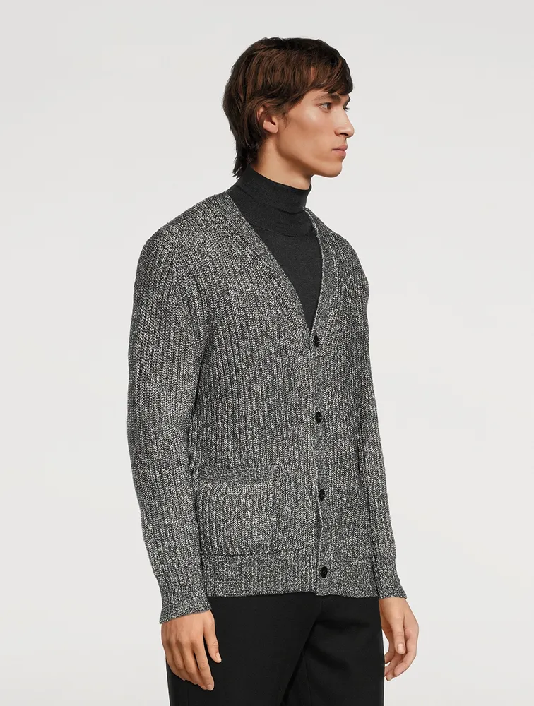 Ribbed Cotton Cardigan