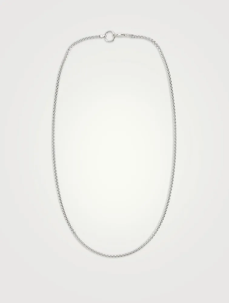Sterling Silver Hunter Chain Necklace