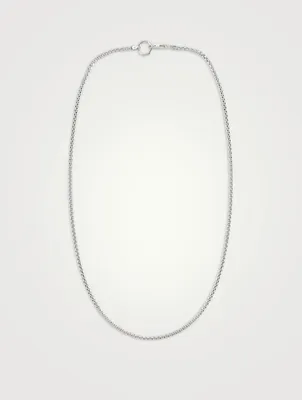 Sterling Silver Hunter Chain Necklace