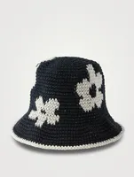 Flower Crochet Bucket Hat