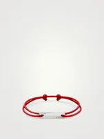 1,7g Sterling Silver Red Cord Bracelet
