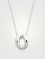 3g Polished Sterling Silver Entrelacs Pendant Necklace