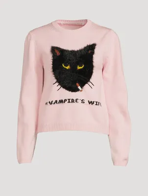 Defiant Cat Wool Sweater