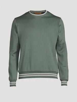 Cotton-Blend Sweatshirt