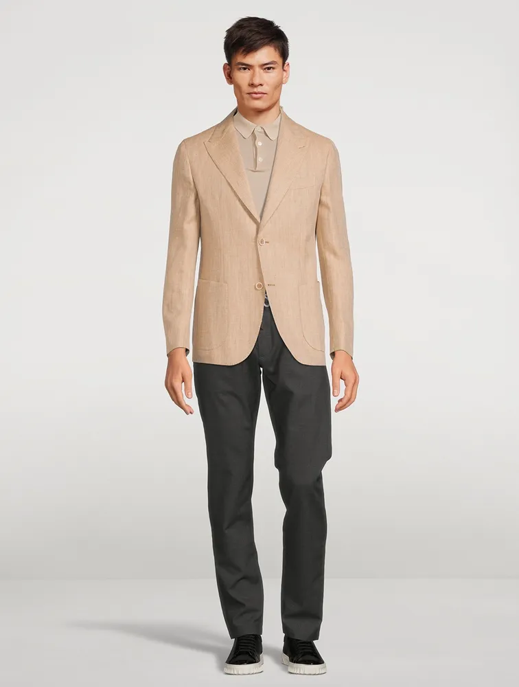 Linen And Wool Jacket