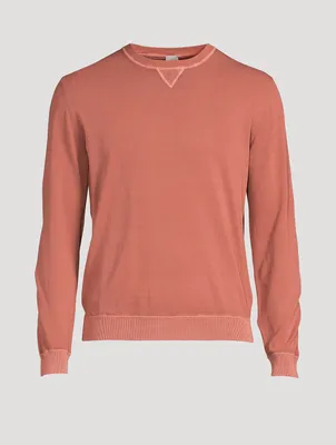 Cotton Crewneck Sweater