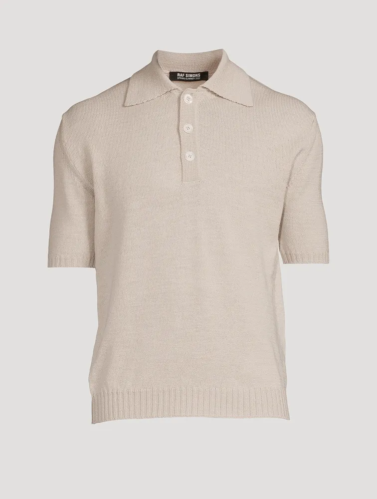 Wool Fine Knitted Polo Shirt