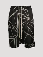 Ricks Pods Printed Drawstring Shorts