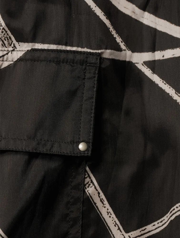 Ricks Pods Printed Drawstring Shorts