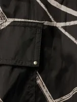 Ricks Pods Printed Drawstring Shorts