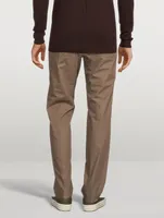Cotton Slim-Fit Drawstring Pants