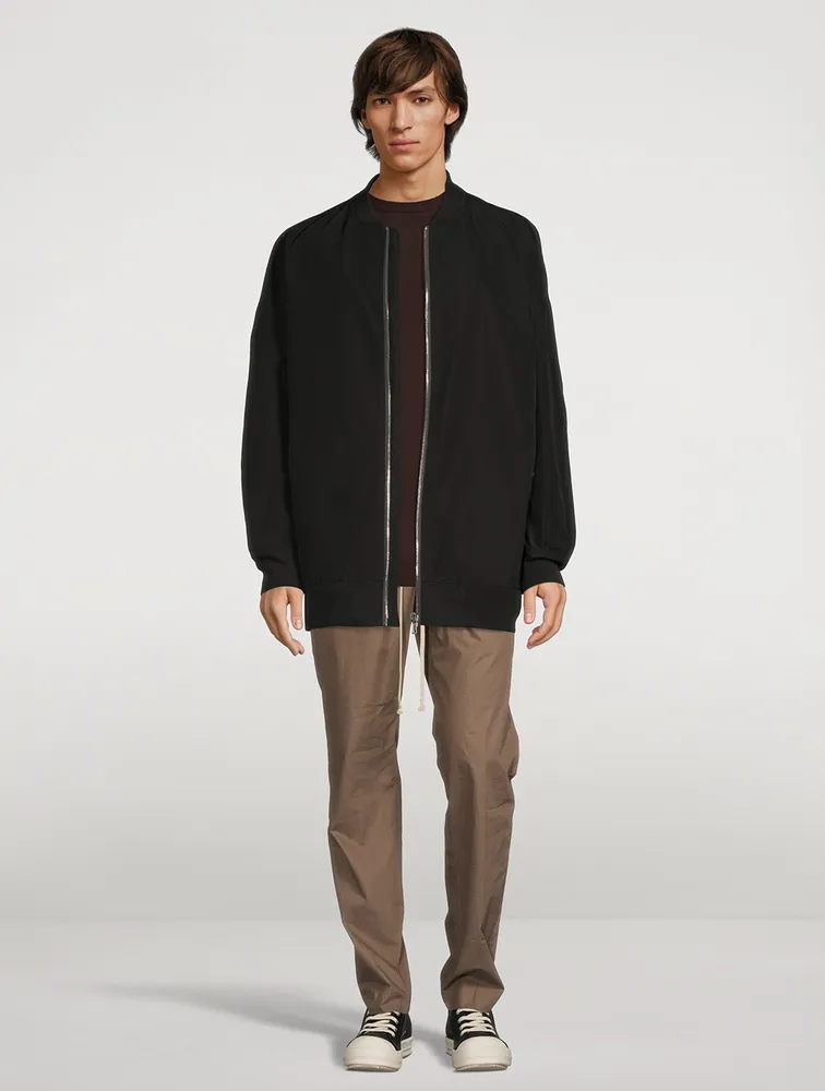 Cotton Slim-Fit Drawstring Pants