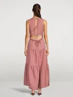 Vega Tie-Back Midi Dress