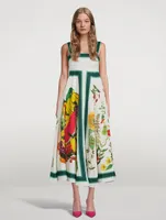 Fruitta Organic Linen Midi Dress