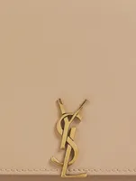 YSL Monogram Leather Chain Wallet