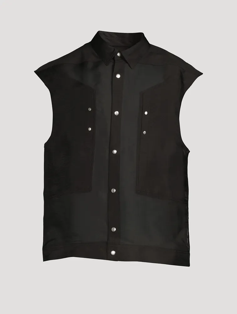 Fogpocket Ryder Silk-Blend Sleeveless Shirt