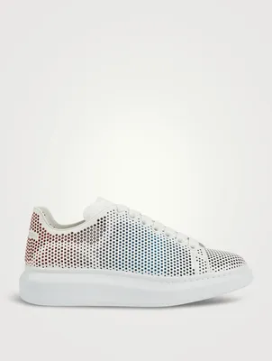 Oversized Perforated Leather Sneakers