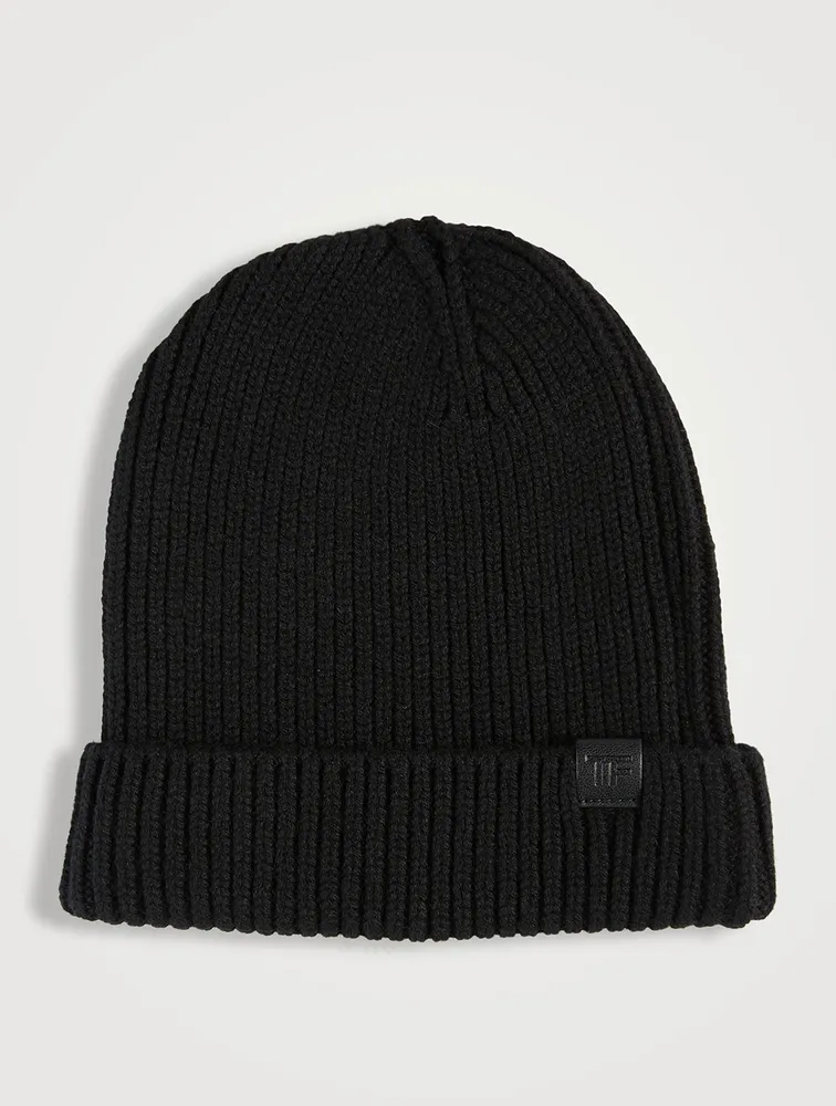 Cashmere Ribbed Beanie