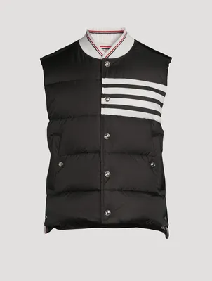 Nylon Four-Bar Down Vest