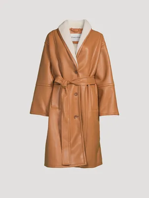Dolores Faux Shearling Oversized Coat