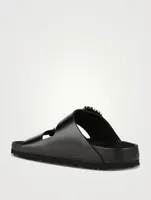 Birkenstock x Manolo Blahnik Arizona Leather Slide Sandals