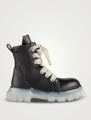 Jumbo Lace Leather Tractor Boots