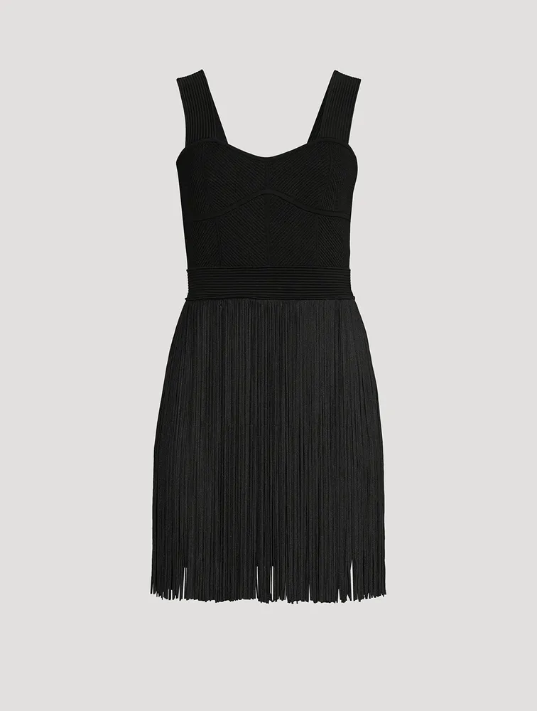 Ottoman Fringe Mini Dress