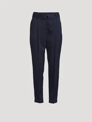 Fred Belted Wool Trousers