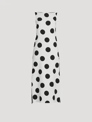 Midi Dress Polka Dot Print