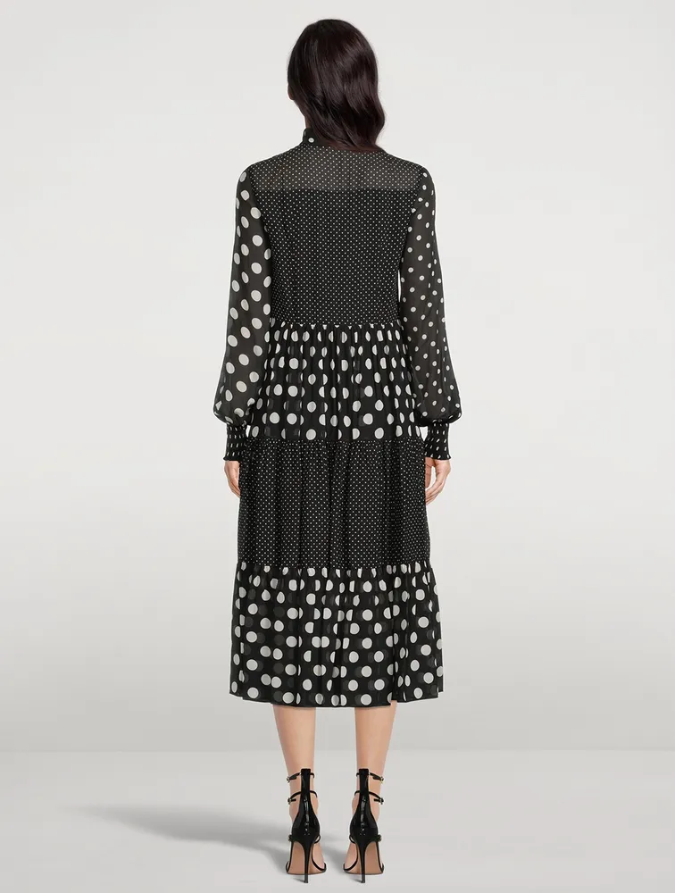 Shirt Dress Polka Dot Print