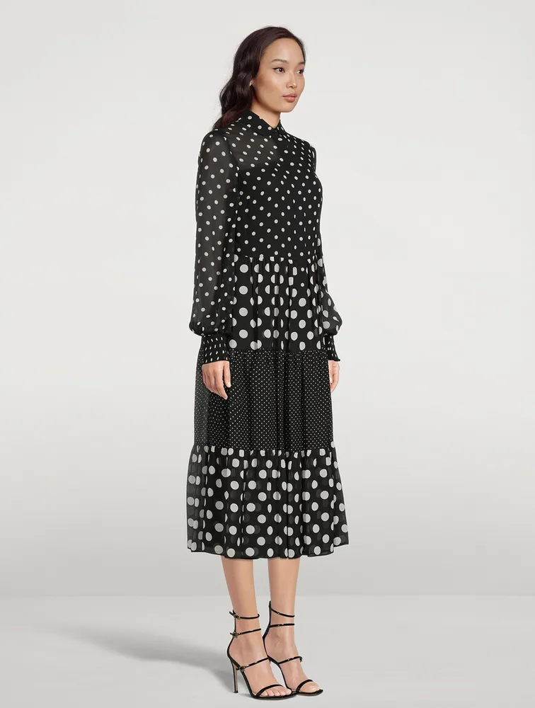 Shirt Dress Polka Dot Print