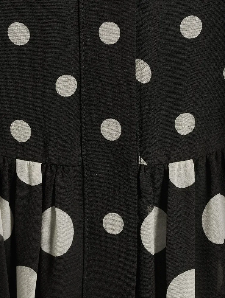 Shirt Dress Polka Dot Print