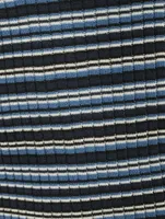 Stripe Jacquard Wool Sweater