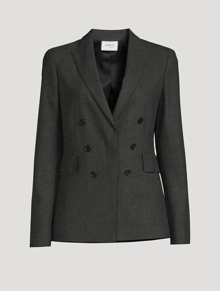 Faux Double-Breasted Blazer