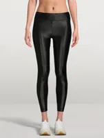 Lustrous High-Waisted Leggings