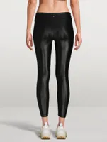 Lustrous High-Waisted Leggings