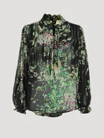 Bazooka Chiffon Blouse Floral Print