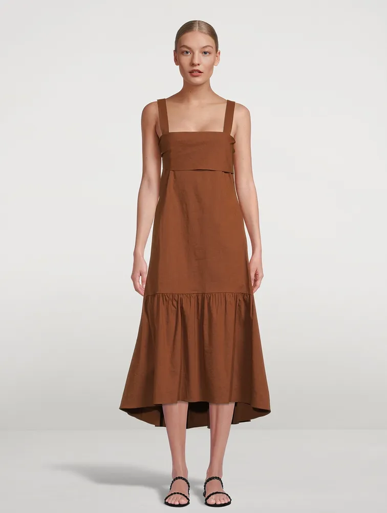 Good Linen Tie-Back Dress