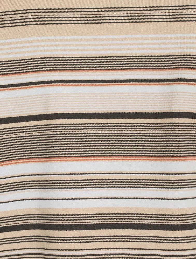 Slim T-Shirt Stripe Print