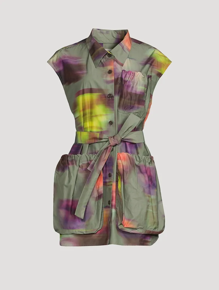 Varon Printed Safari Jacket
