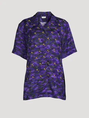 Clive Short-Sleeve Shirt Camo Print