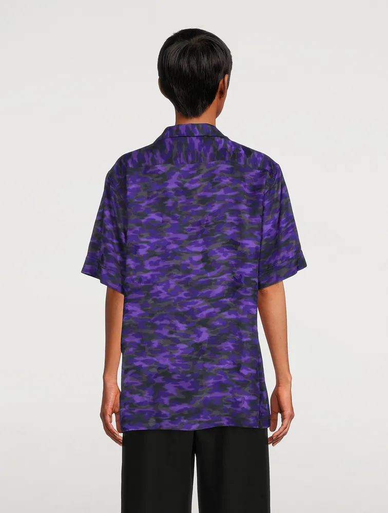 Clive Short-Sleeve Shirt Camo Print