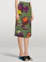 Solidos Printed Midi Skirt