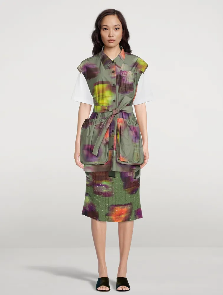Solidos Printed Midi Skirt