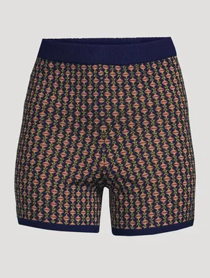 Jaxie Jacquard Knit Shorts