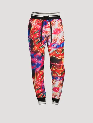 Jogger Pants Illumination Print