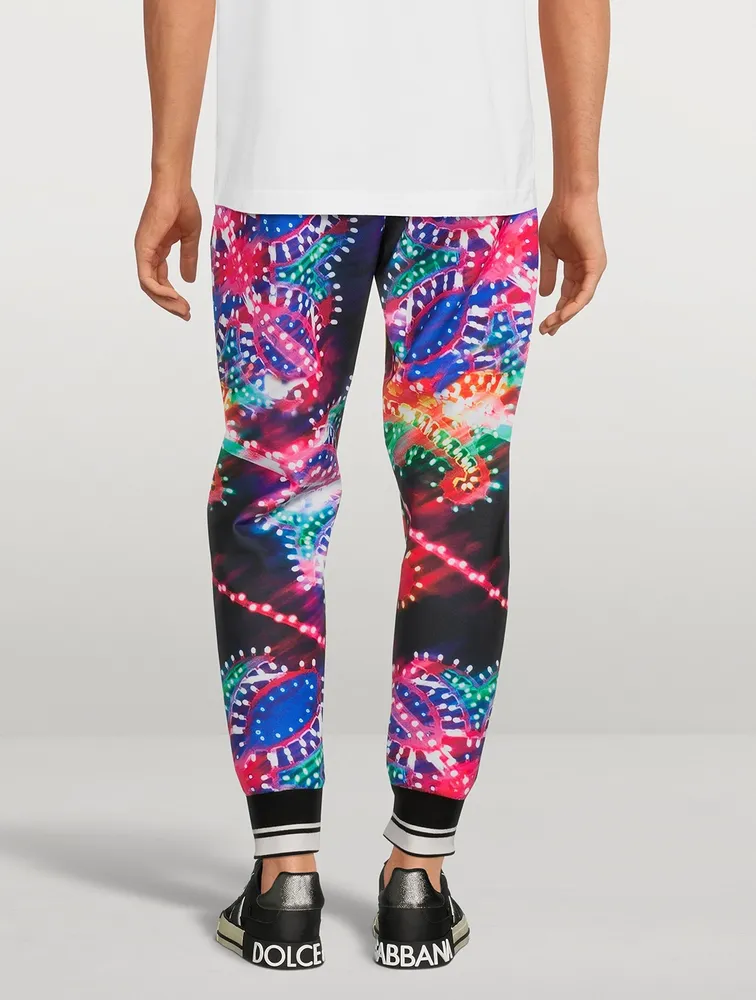 Jogger Pants Illumination Print