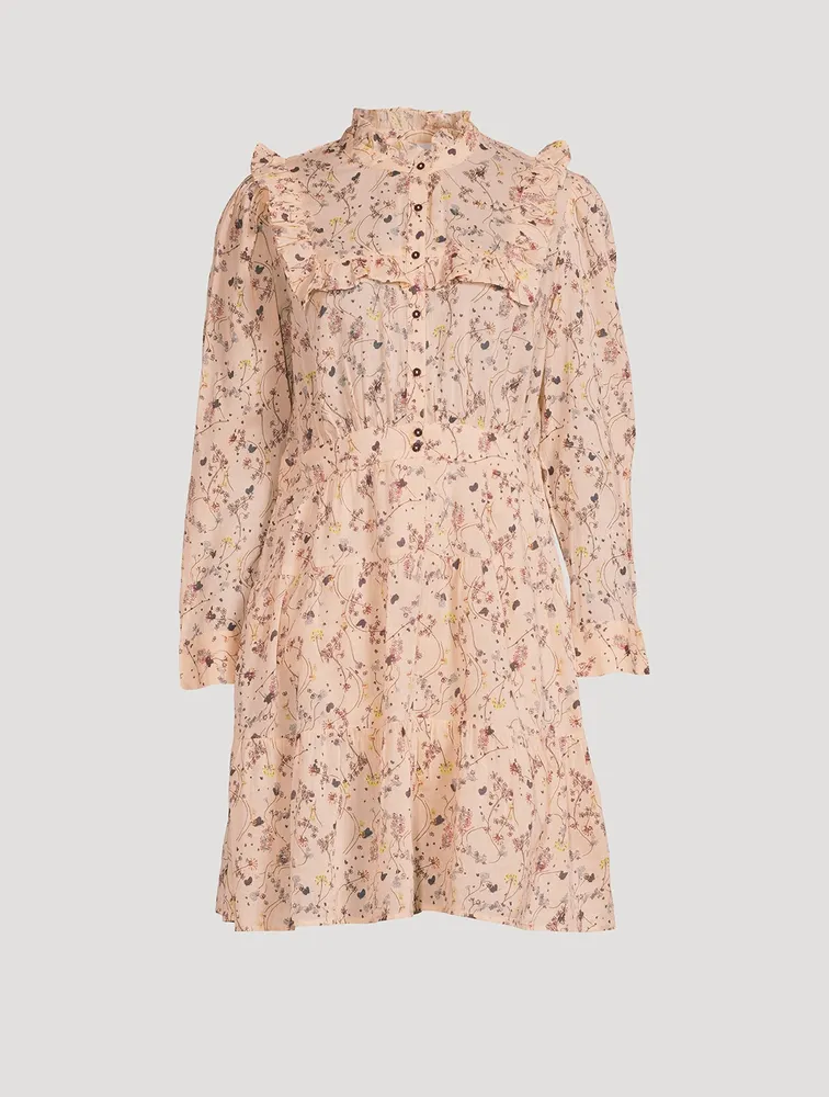 Belle Shirt Dress Floral Print