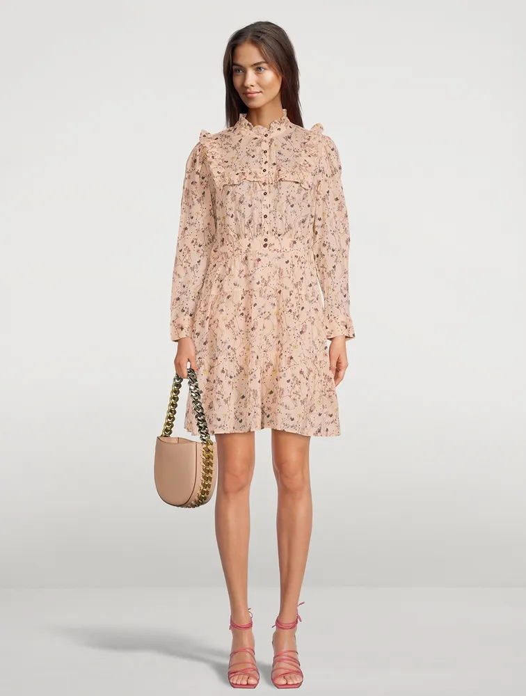 Belle Shirt Dress Floral Print